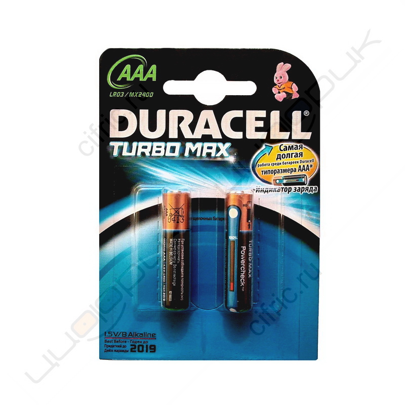 Батарейка DURACELL turbo max AAA