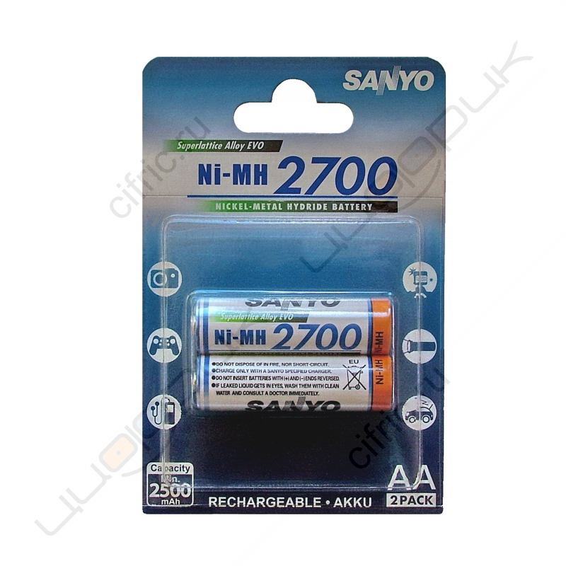 Аккумулятор Sanyo AA Ni-MH 2700mAh